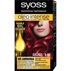Syoss Oleo Intense permanentní barva na vlasy s olejem odstín 5-92 Bright Red 1 ks