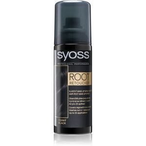 Syoss Root Retoucher tónovací barva na odrosty ve spreji odstín Black 120 ml