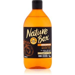 Nature Box Apricot vyživující šampon pro lesk a hebkost vlasů 385 ml