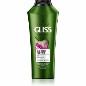Schwarzkopf Gliss Bio-Tech Restore intenzivní šampon pro poškozené a křehké vlasy 400 ml