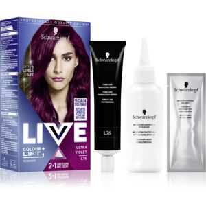 Schwarzkopf LIVE Colour + Lift permanentní barva na vlasy odstín L76 Ultra Violet 1 ks