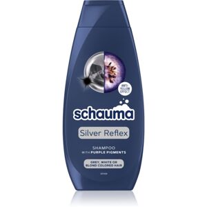 Schwarzkopf Schauma Silver Reflex šampon neutralizující žluté tóny pro zesvětlené, melírované studené blond vlasy 400 ml
