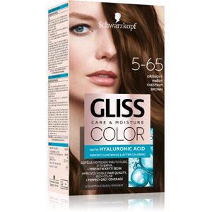 Schwarzkopf Gliss Color permanentní barva na vlasy odstín 5-65 Chestnut Brown 1 ks