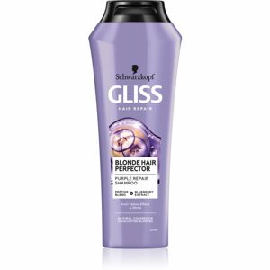 Schwarzkopf Gliss Blonde Hair Perfector fialový šampon neutralizující žluté tóny 250 ml