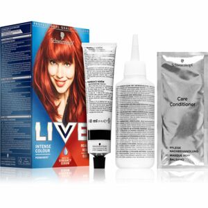 Schwarzkopf LIVE Intense Colour permanentní barva na vlasy odstín 035 Real Red