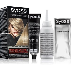 Syoss Color permanentní barva na vlasy odstín 7-5 Natural Ashy Blond