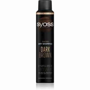 Syoss Dark Brown suchý šampon pro tmavé vlasy 200 ml