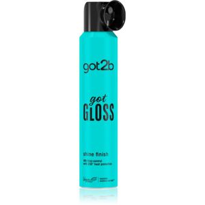 got2b got Gloss Shine Finish sprej pro ochranu vlasů před teplem pro lesk a hebkost vlasů 200 ml