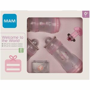 MAM Welcome to the World Pink dárková sada (pro miminka)