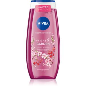 Nivea Miracle Garden Cherry Blossom & Pomegranate osvěžující sprchový gel 250 ml