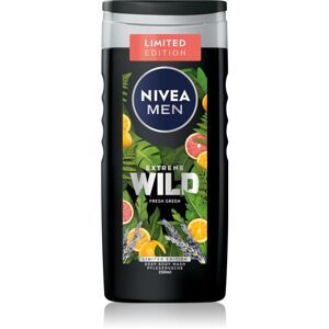 Nivea Men Extreme Wild Fresh Green osvěžující sprchový gel 250 ml