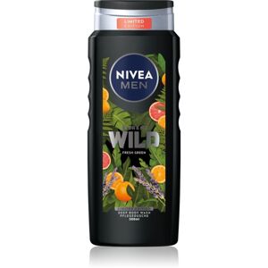 Nivea Men Extreme Wild Fresh Green osvěžující sprchový gel 500 ml