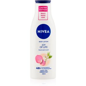 Nivea Joy of Life hydratační tělové mléko Rose & Jasmine 250 ml