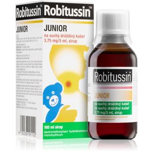 Robitussin Junior na suchý a dráždivý kašel 3,75 mg/5 ml 100 ml