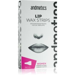 andmetics Wax Strips Lips voskové depilační pásky na horní ret 16 ks