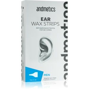 andmetics Wax Strips voskové depilační pásky na uši