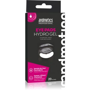andmetics Professional Hydro Gel Eye Pads hydratační gelové polštářky na oční okolí 20 ks