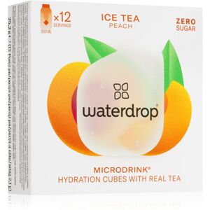 Waterdrop Microdrink Ice Tea nápoj s vitamínem C a B3 příchuť Peach 12 ks