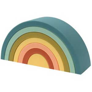 O.B Designs Silicone Rainbow Stacker skládací duha Blueberry 10m+ 1 ks