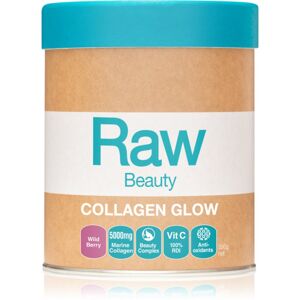 Amazonia Raw Beauty Collagen Glow prášek na přípravu nápoje s kolagenem příchuť Wild Berry 350 g