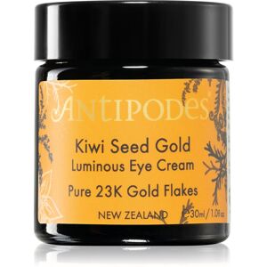Antipodes Kiwi Seed Gold Luminous Eye Cream rozjasňující oční krém se zlatem 30 ml
