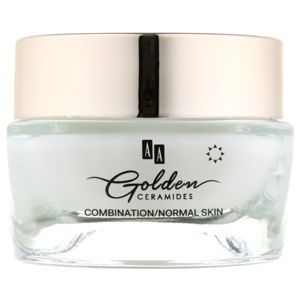 AA Cosmetics Golden Ceramides denní protivráskový krém s matným efekt