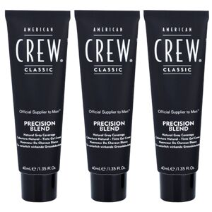 American Crew Classic Precision Blend barva na vlasy pro šedivé vlasy odstín 7-8 Light 3x40 ml