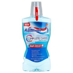 Aquafresh Complete Care Fresh Mint ústní voda bez alkoholu