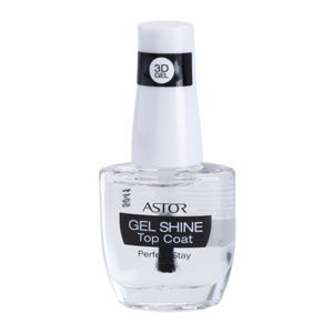 Astor Perfect Stay 3D Gel Shine vrchní ochranný lak na nehty s leskem 12 ml