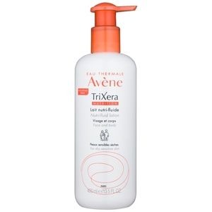 Avène TriXera Nutrition intenzivně vyživující fluidní mléko na obličej a tělo pro suchou a citlivou pokožku 400 ml