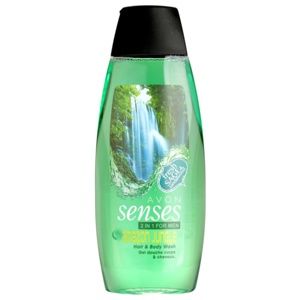 Avon Senses Amazon Jungle šampon a sprchový gel 2 v 1 pro muže