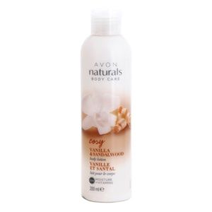 Avon Naturals Body tělové mléko s vanilkou a santalovým dřevem