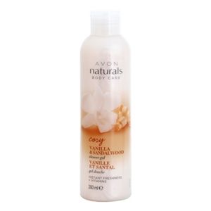Avon Naturals Body osvěžující sprchový gel s vanilkou a santalovým dře