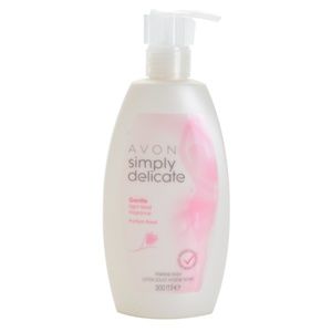 Avon Simply Delicate dámský sprchový gel pro intimní hygienu s vůní kv