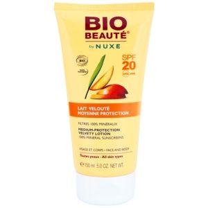 Bio Beauté by Nuxe Sun Care minerální ochranné mléko na obličej a tělo