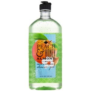 Bath & Body Works Peach & Honey Almond sprchový gel pro ženy 295 ml