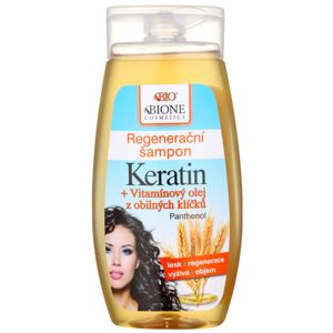 Bione Cosmetics Keratin Grain regenerační šampon pro všechny typy vlasů 260 ml