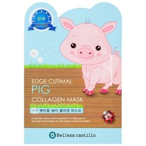 Belleza Castillo Edge Cutimal Pig pleťová maska s kolagenem