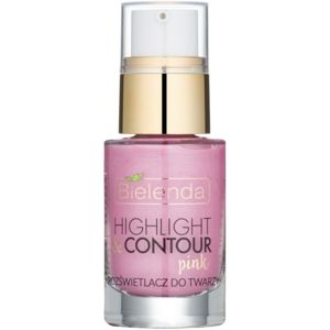 Bielenda Highlight & Contour rozjasňovač odstín Pink 15 ml