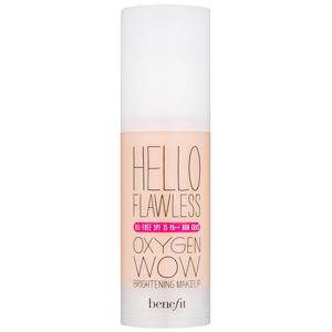 Benefit Hello Flawless Oxygen Wow tekutý make-up SPF 25 odstín Champagne "Cheers to Me" 30 ml