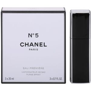 Chanel N°5 Eau Première parfémovaná voda (1x plnitelná + 2x náplň) pro ženy 3 x 20 ml