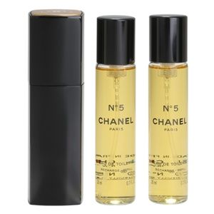 Chanel N°5 toaletní voda (1x plnitelná + 2x náplň) pro ženy 20 ml