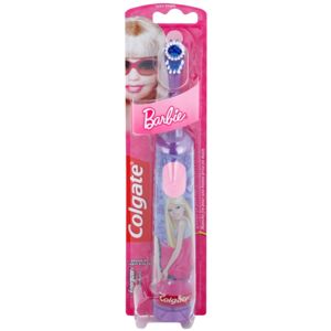 Colgate Kids Barbie bateriový dětský zubní kartáček extra soft Violet