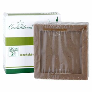 Cannaderm Natura Spa soap with peat extract čisticí bahenní mýdlo s konopným olejem 80 g