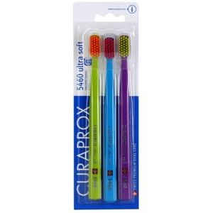 Curaprox 5460 Ultra Soft zubní kartáčky ultra soft 3 ks barevné varianty 3 ks