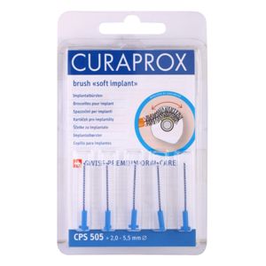 Curaprox Soft Implantat CPS náhradní mezizubní kartáčky na čištění implantátů 5 ks CPS 505 2,0 - 5,5 mm 5 ks