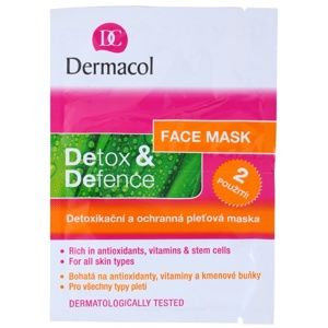 Dermacol Detox & Defence detoxikační a ochranná pleťová maska pro všec