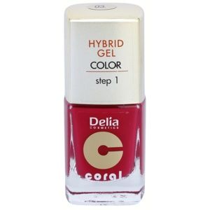 Delia Cosmetics Coral Nail Enamel Hybrid Gel gelový lak na nehty odstín 03 11 ml