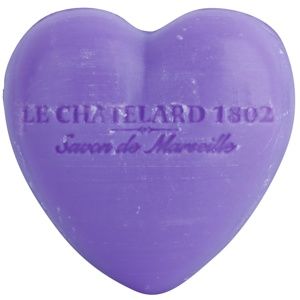 Le Chatelard 1802 Lavender mýdlo ve tvaru srdce
