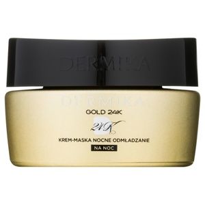 Dermika Gold 24k Total Benefit noční krém-maska s regeneračním účinkem